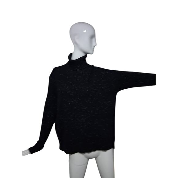 C by Bloomingdale's 100% 2-ply Cashmere Womens XL Speckled Turtleneck Sweater - Picture 8 of 13